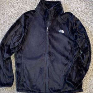 Barely worn Plush black North Face!